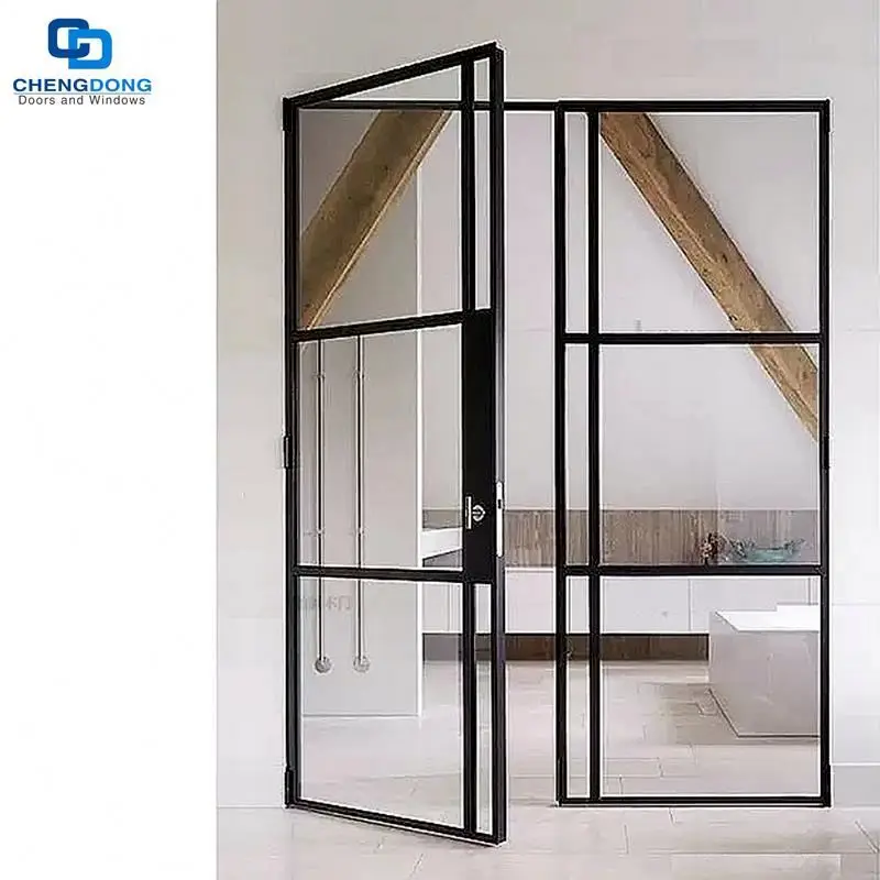 Fabricante De China Abrir Exterior De Metal Negro Francés Panel De