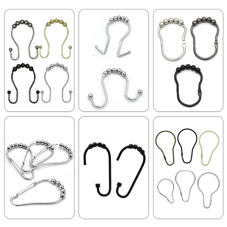 Proof Eco-friendly Shower Curtain, Iron, Curtain Hooks - detail 22