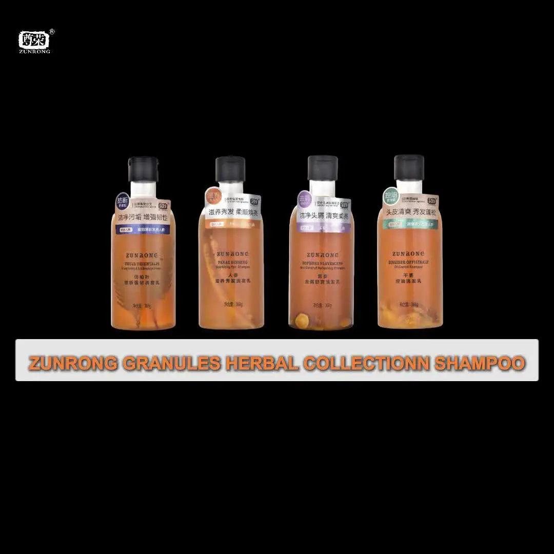 Best Selling Bulk Order Factory Price Customized Logo Organic Thuja  Orientalis Extract Hair Care Anti Hair Loss Herbal Shampoo
