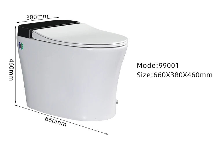 New Design Wholesale No Water Tank Electric Battery Flush One Piece Toilet Buy Electric Toilet Battery Flush Toilet Battery Flush One Piece Toilet Product On Alibaba Com