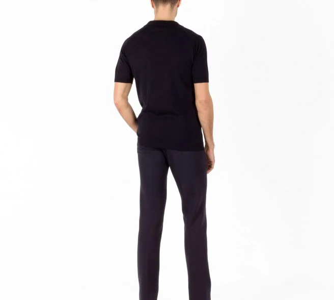 Solid Color Men's Polo Shirt Without Buttons Buy High Quality