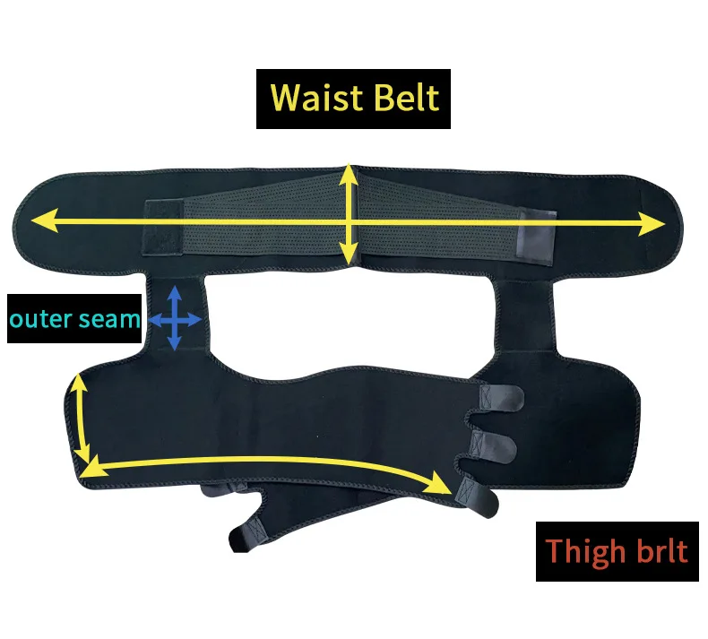 Enerup Double Strap Wholesale Waist Trimmer Support Custom Oem Sweat-Absorbent Neoprene Adjustable Waist Trainer Leg Belt