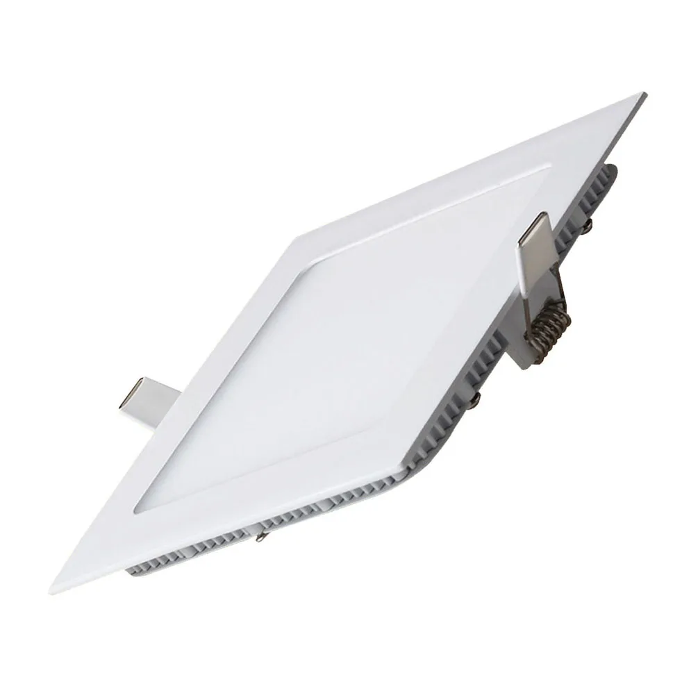 6w 9w 12w 15w 18w 24w 3000k recessed concealed design square led panel light