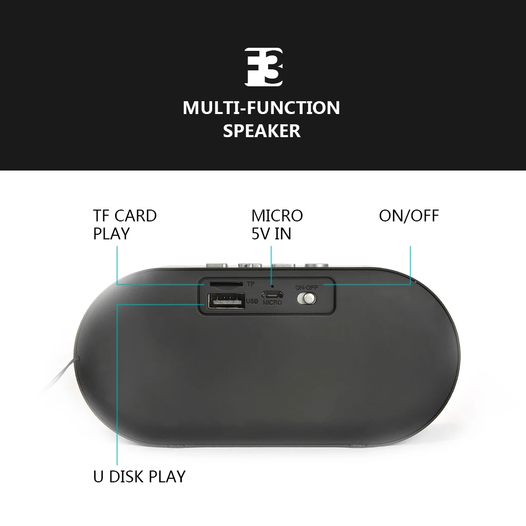2021 Best Portable Mini Bluetooth Speaker With FM Radio For Christmas Gift - ANKUX.COM