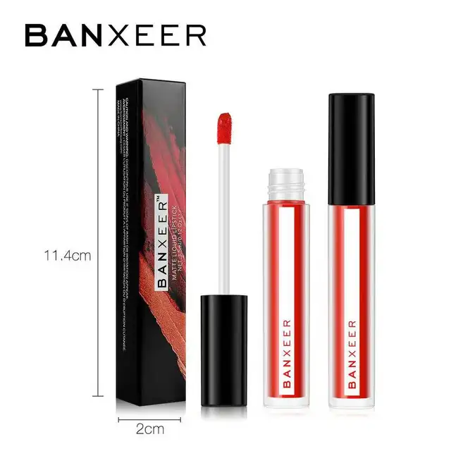 Banxeer Lipgloss Matte 8 Colors Lip Gloss Velvety Lipstick Liquid Matte Waterproof Lip Tint Full Rich Sexy Lip Makeup Cosmetic Buy Banxeer Lipgloss Banxeer Matte Lipstick Banxeer Waterproof Lip Tint Product On