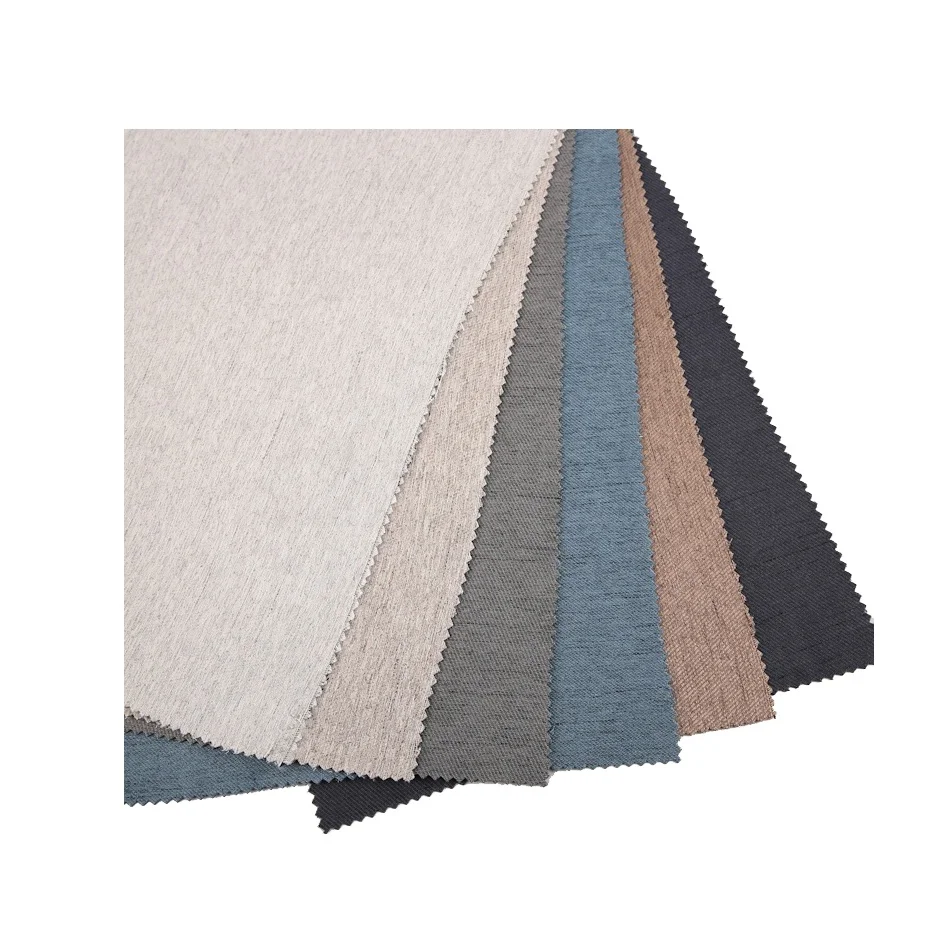 Factory Home Sofa Textiles Woven Window Velour Curtain Fabric In Woven Window Velour Curtain Fabric