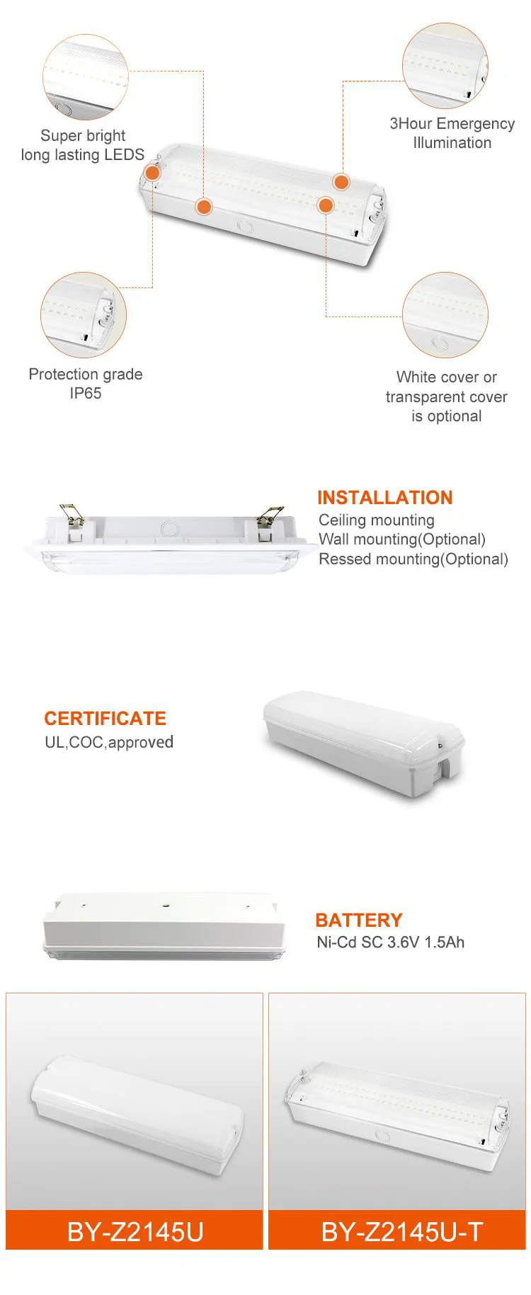 Uae Dubai Civil Defense Dcd Coc Emergency Lights Led For Outdoor
