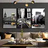 Modern home art decor print 3 panel canvas city oil painting picture for sale