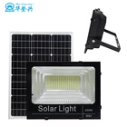 High efficiency easy installation panel price 20w 30w 50w 100w dusk to dawn energy system cctv camera LED solar flood light