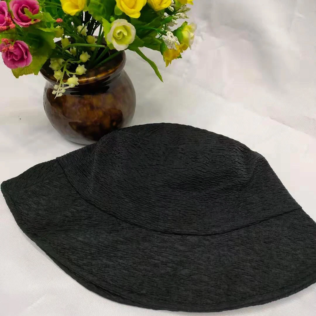 斗帽批发名牌斗帽纯色黑色荷边斗帽斗帽男士女士