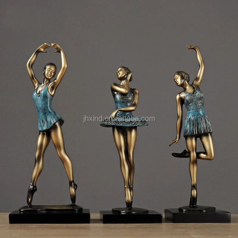 Home Decor Dancing Figurine Birthday Cake Topper Decorative Statue