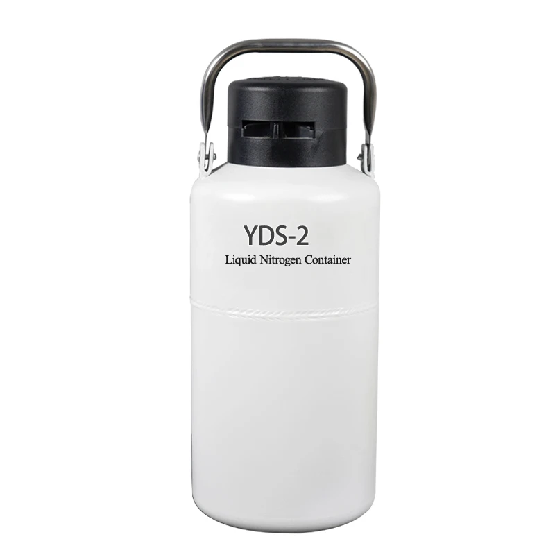 bovine semen container 2 liter small cryogenic liquid tank yds2 liquid nitrogen tank 2l dewar company