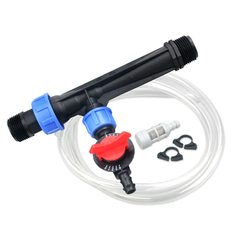 
Irrigation 1 inch Venturi Injector with hose for Water And Fertilization Integration 