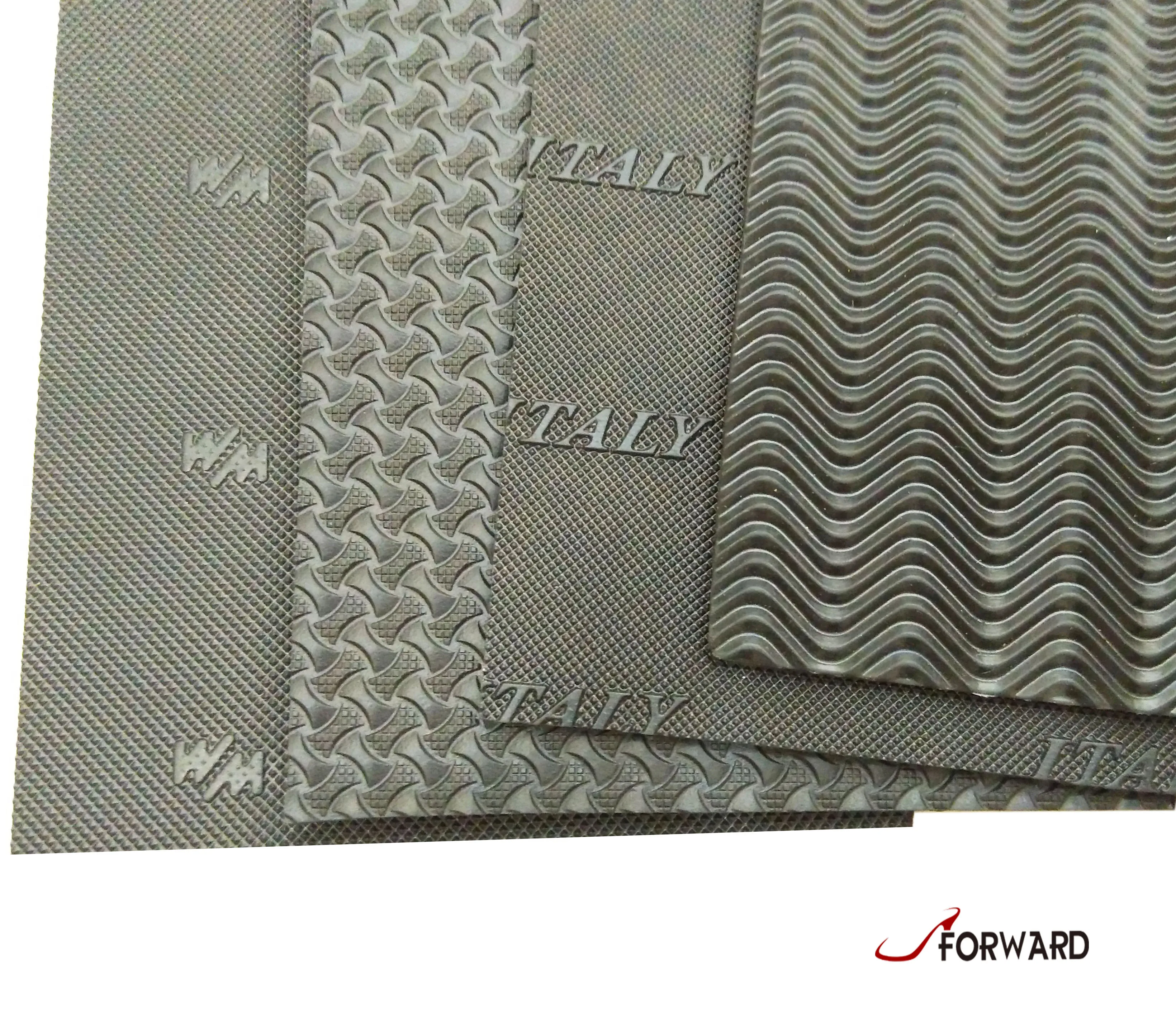 Embossed Neolite Rubber Sheet For Shoe Sole 2.08.0mm Zhejiang 8094