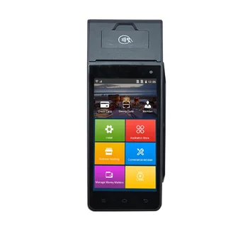 4g 휴대 현금 빌 지불 기계 휴대용 스마트 안드로이드 pos 터미널 바코드 스캐너