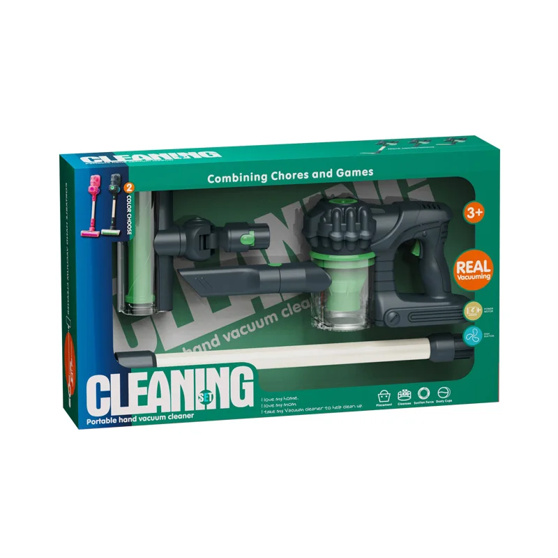 Role Play Electric Combing Chores Game Vacuum Cleaner Kid Cleaning Tool