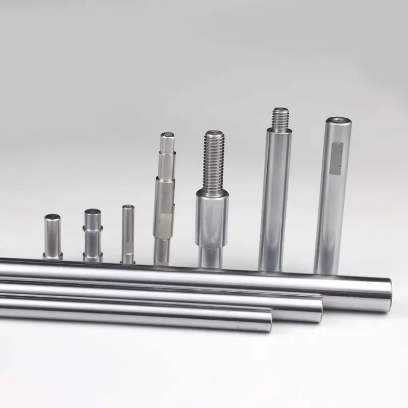 product optical axis linear guide bearing chrome plated rod soft hard shaft cutting construction application custom made guide column-13