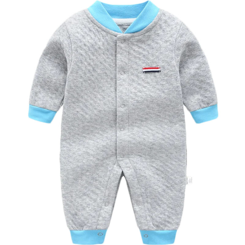 Commercio all'ingrosso di alta qualità tutina del bambino personalizzato tutina personalizzato ragazzo pagliaccetto lungo del manicotto