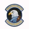 Chinese factory single custom patches name short run embroidered with price