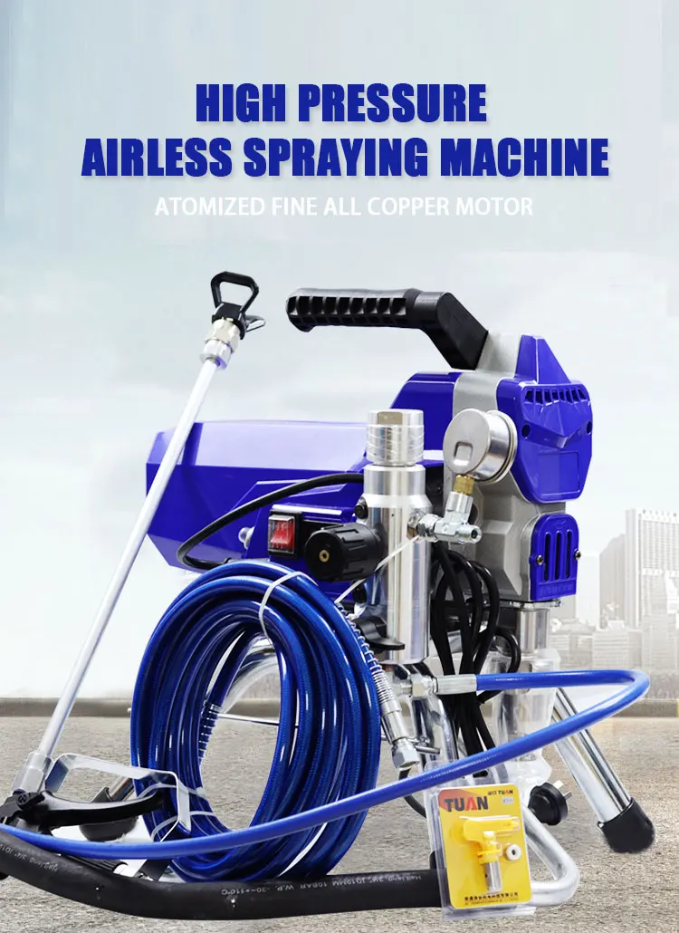 Fptj5 Painter Tools Airless Paint Sprayer For Emulsion Latex Oily