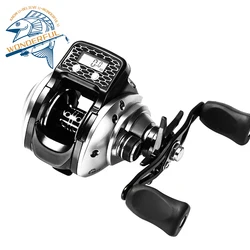 New design automatic wiring digital display accurate counting baitcasting Saltwater bass fishing electric sea reel