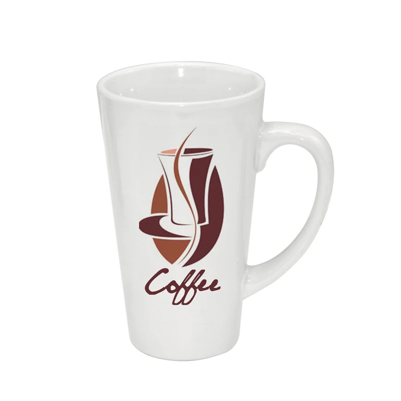 17oz Latte Heated White Coated Sublimation Ceramic Coffee Mug Printing