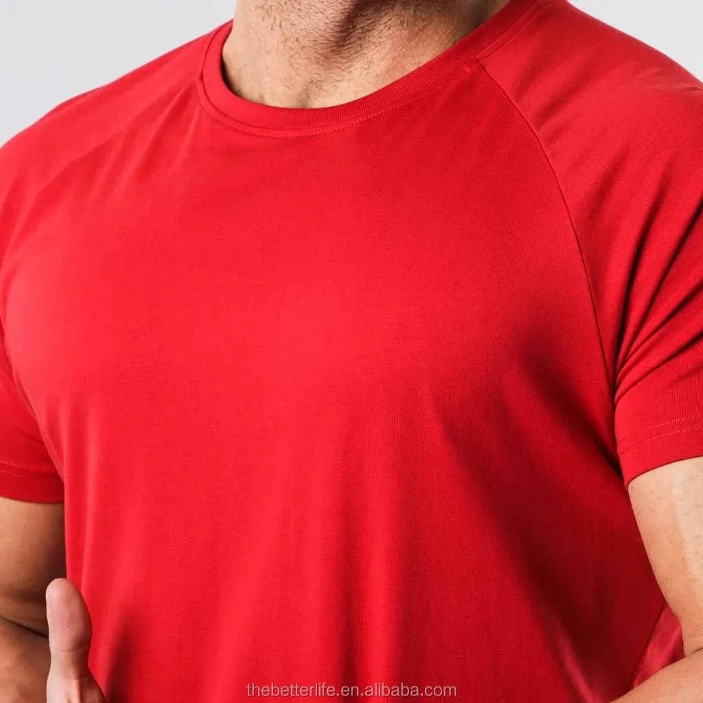 Elastane Raglan Short Sleeve T Shirt 