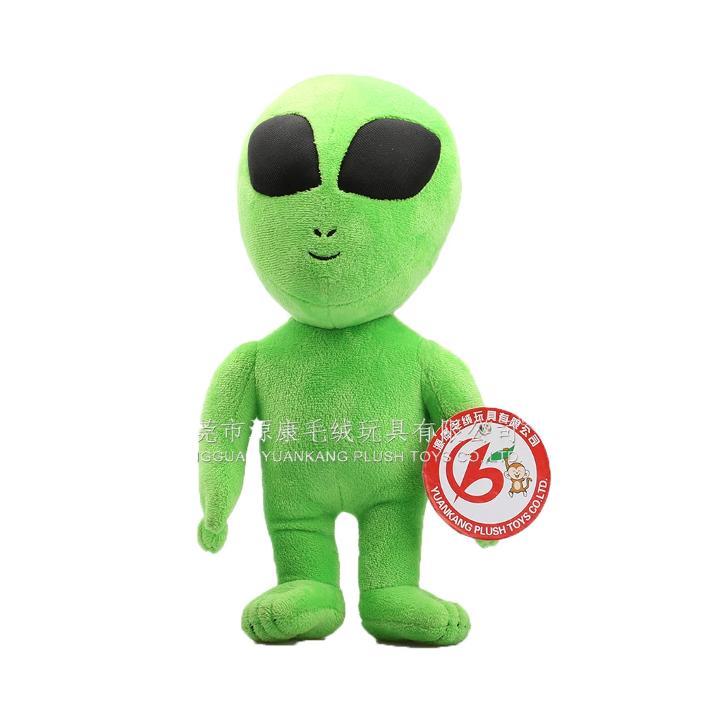 green alien stuffed animal