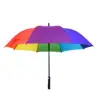 8 Ribs Rainbow Panel Gay Pride Parades Umbrella Auto Open