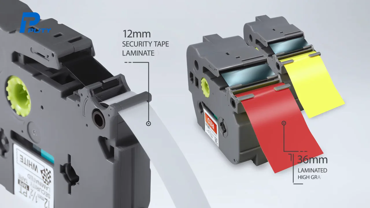 Tze Tape 24mm Black On White Tze251 Tze251 Label Maker Laminated Label