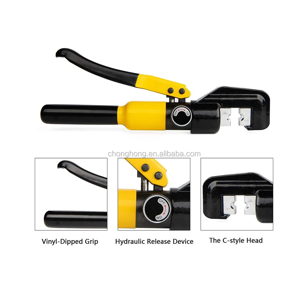 Hydraulic Crimping Tools 4-70mm² Hydraulic Crimper Pliers for Copper Nose 