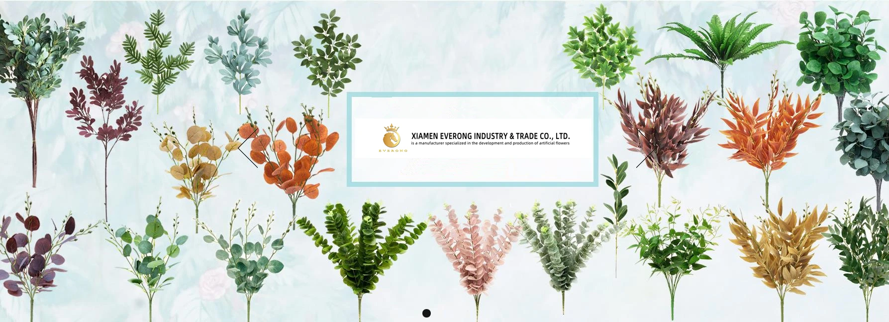 Hot Sales Simulation Plant Plastic Eucalyptus Leaf Plant Artificial