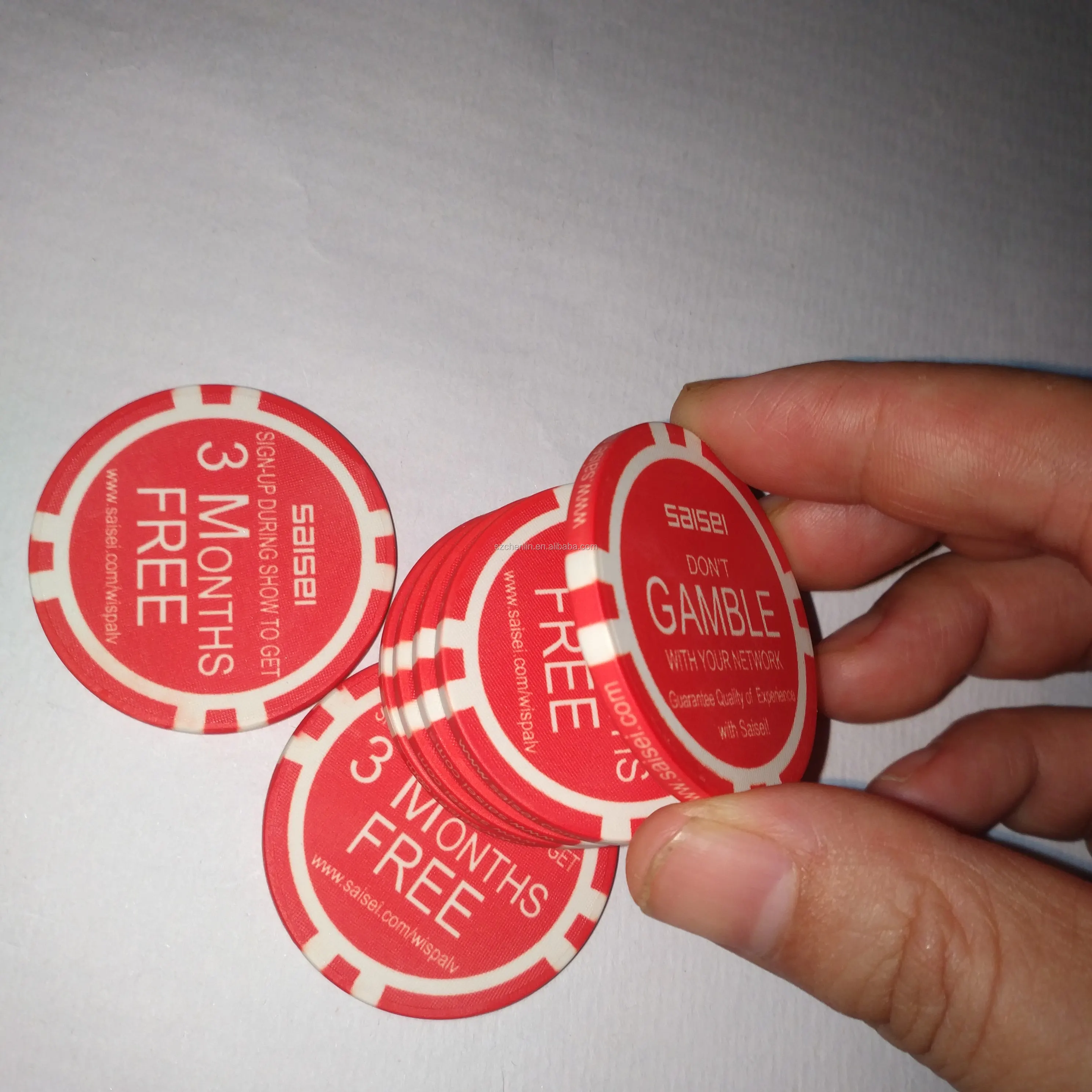 2022 High Quality 10g Custom Made Ceramic Poker Chip Without Numbers Or With Denominations Buy