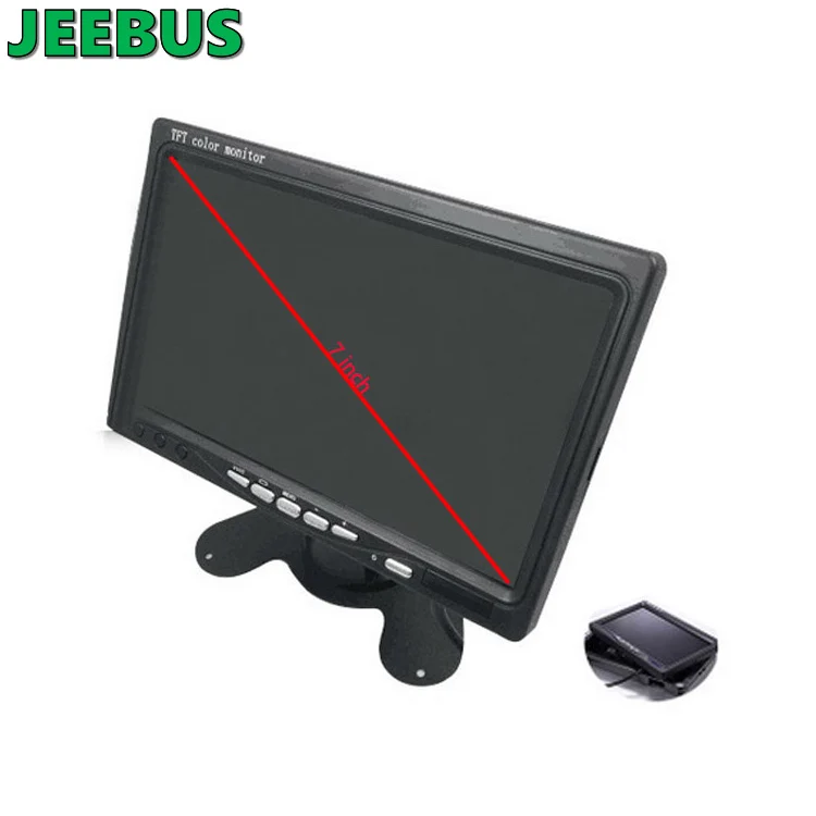 AHD 7inch Monitor with HD Night Vision  Backup Car Rear View Camera for Truck