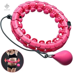 Jointop Home Training Loose Weight Portable Smart Adjustable Sport Hoops Abdominal Muscle Waist Trainer Hula Ring Circle