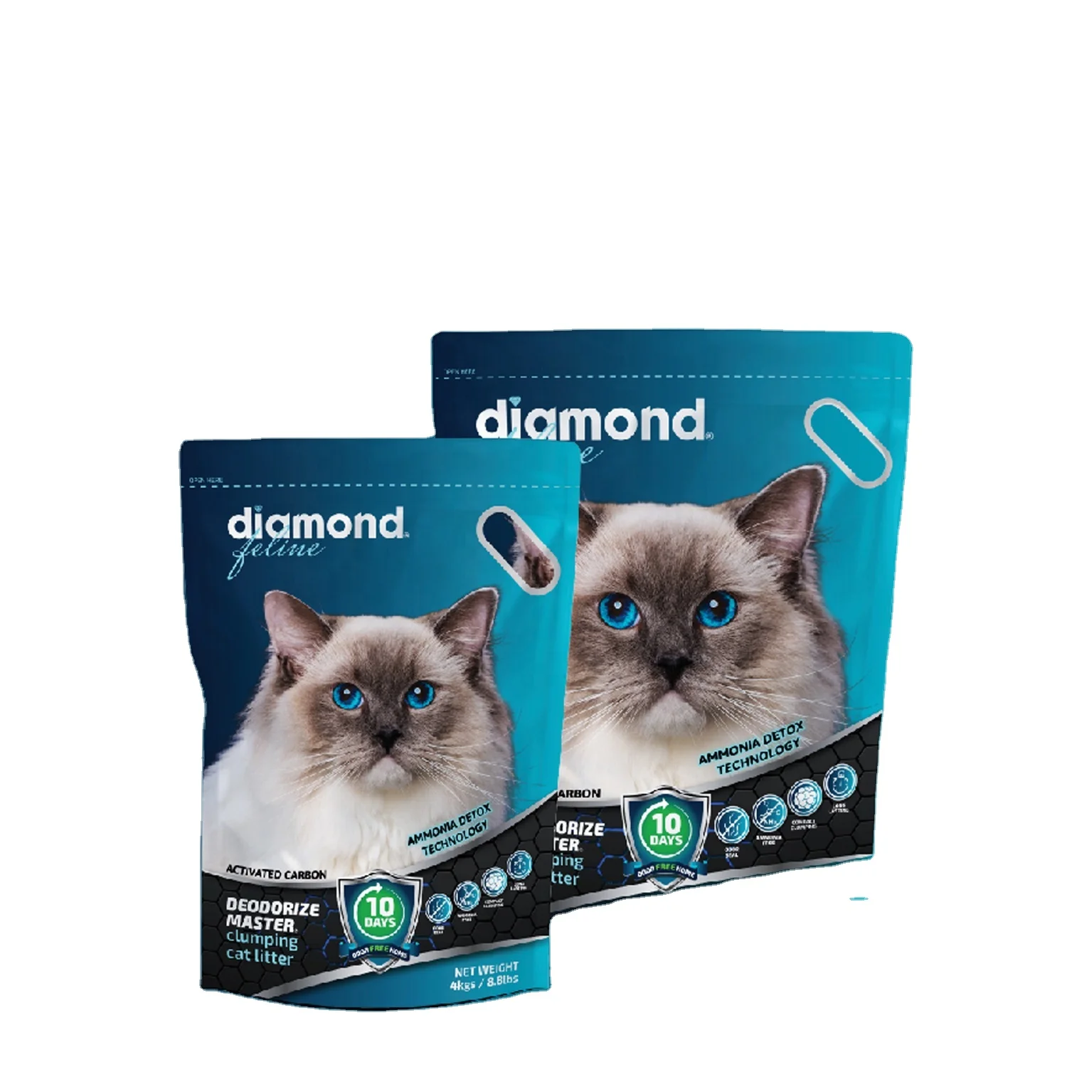 Diamond Brand Irregular Shape Arena Para Gatos Cat Litter Activated ...