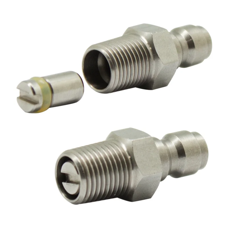 Paintball Hpa Tank Mini Fill Nipple Valve For Regulator 1/8npt 1/8bsp