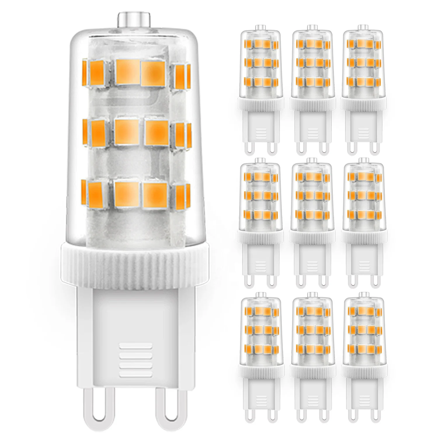 Fully Dimmable Flicker-Free 3.5W 360LM LED G9 Light Bulb