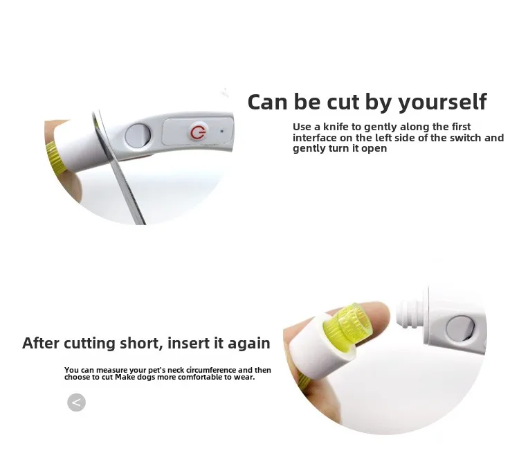 Solid Pattern Rechargeable Dog Collar with Nighttime Glowing Feature Ribbons Decoration Pet Walk Lamp Dropshipping Supported