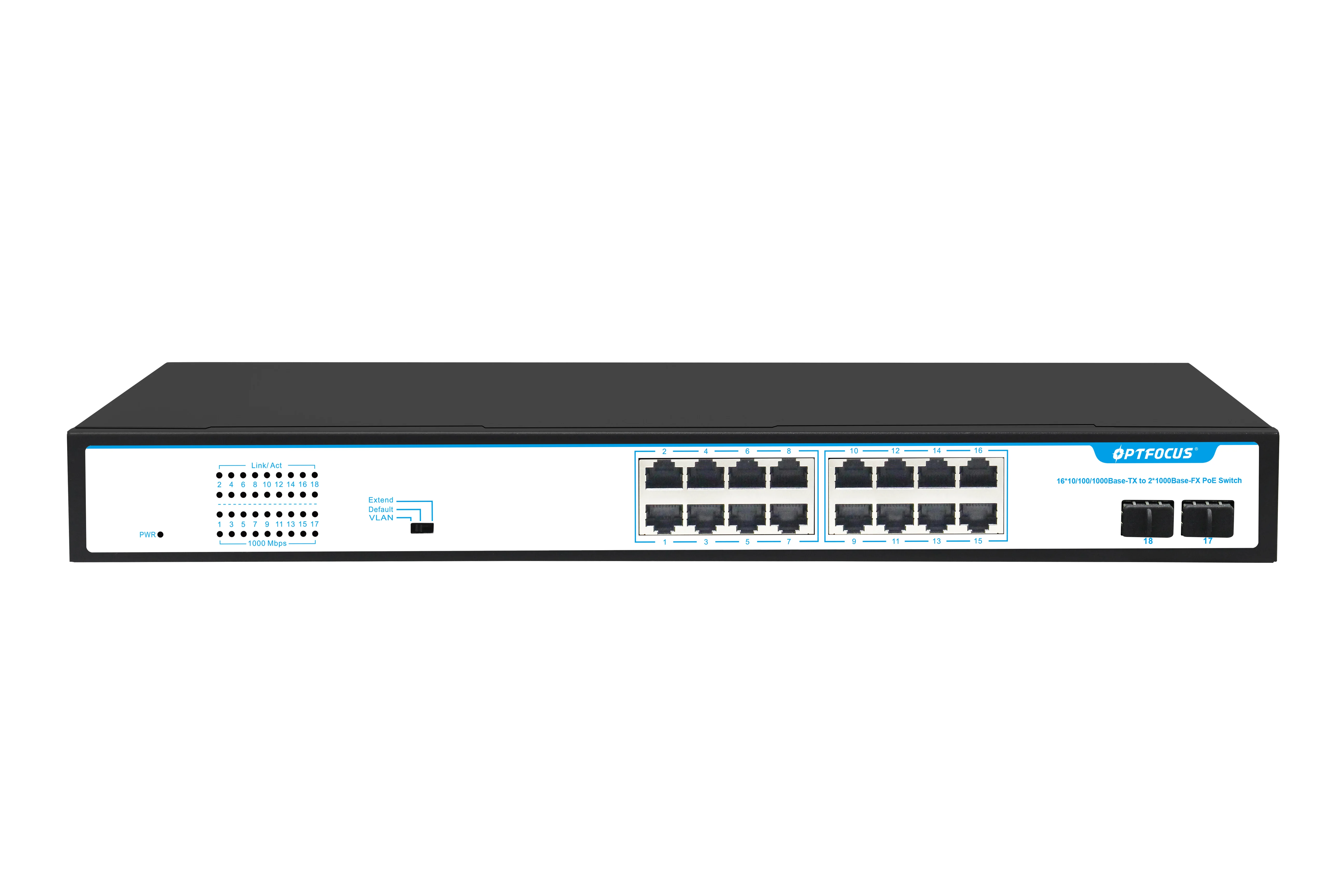 Коммутатор 8 портов poe sfp. Gigabit POE Optical Switch–sfc516hp. 8+2sfp пое.