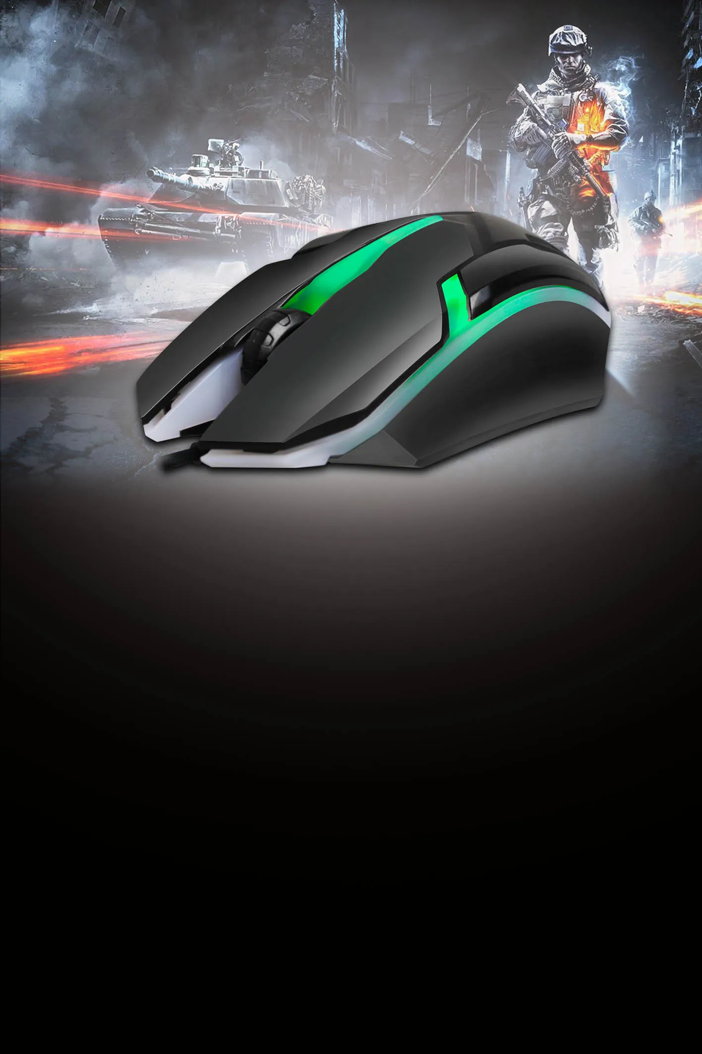 2020 M66 Jedel Filaire Optique USB Ordinateur 3D L'industrie LED vente chaude bien 1000DPI Éclairage en stock Souris Pour windows XP/7