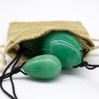 Drilled Certified custom packaging aventurine jade yoni eggs with Instructions for Kegel exercises