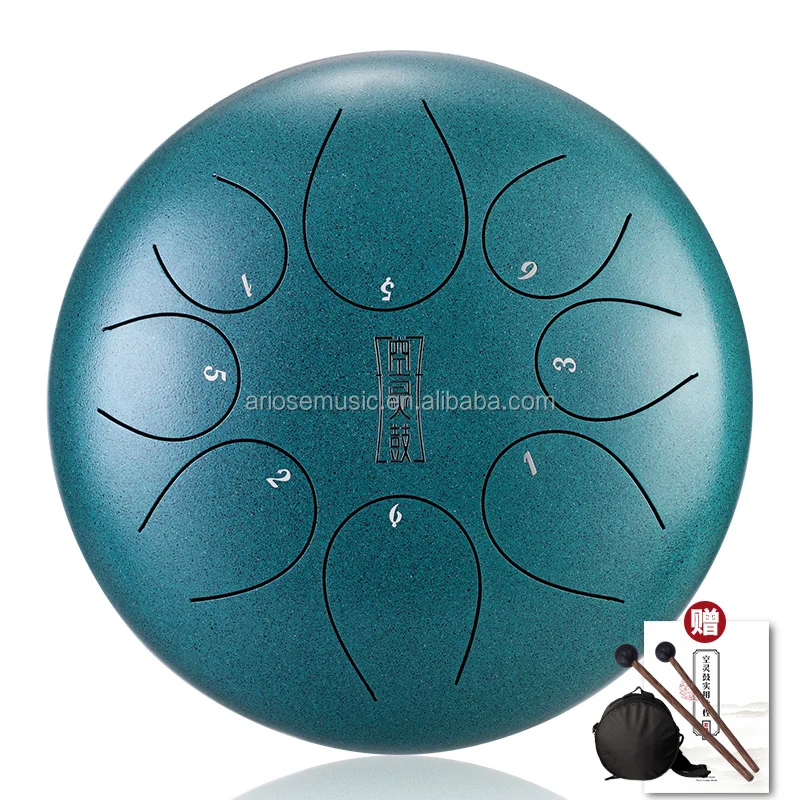 Best 8 Note Steel Tongue Drum 6'' 8'' 10'' 12'' Sizes Availablemusical