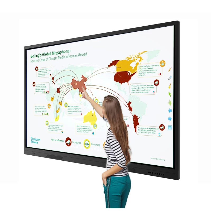 Newest Teaching White Board Smart Board Interactive All In One Whiteboard Teaching System