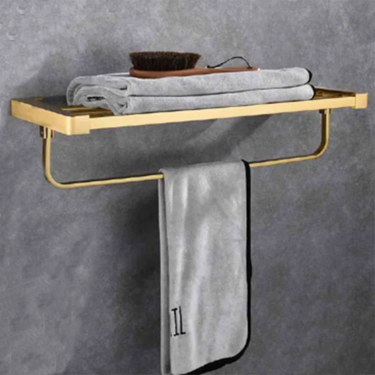 Washroom Pendant Set Antique Bathroom Accessory Towel Shelf With Rail
