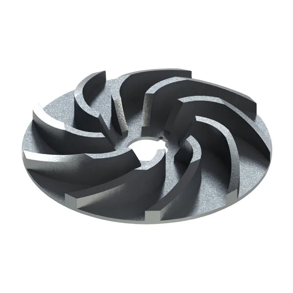 
OEM ISO9001 cast iron gear pump impeller drawing casting manufacturing 
