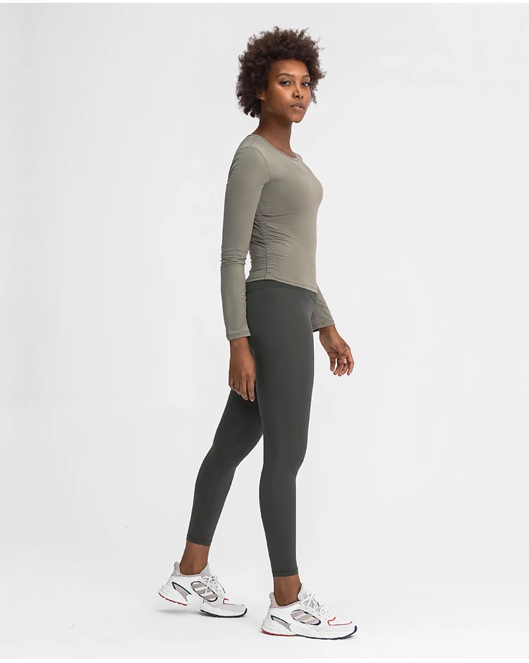 定制品牌标志美国运动服装透气快速干健身房夏季女装顶级连帽衫和运动