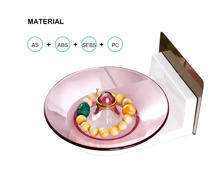 Nordic Macron Large Capacity Plastic bathroom decorations Storage Tray rack  jewelry tray cosmetics storage rack