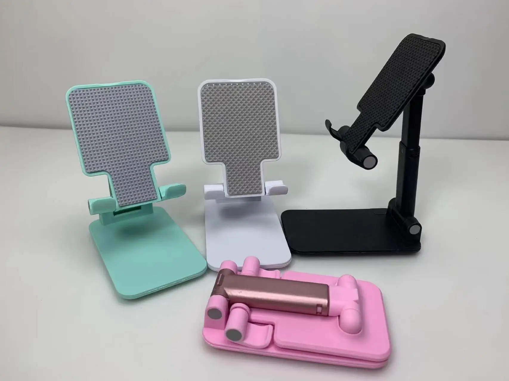 Support de Téléphone Pliable Portable en ABS Universel pour Tablette, iPhone, Téléphone Mobile, Extensible pour Diffusion en Direct et Visioconférence