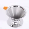 High speed stainless steel reusable v60 coffee dripper for kitchen